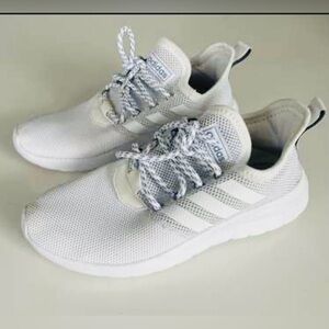 Adidas Lite Racer RBN Reborn Cloud White Grey Blue Sneaker Shoes-Womens 10